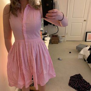 Pink Ann Taylor Shirt Dress